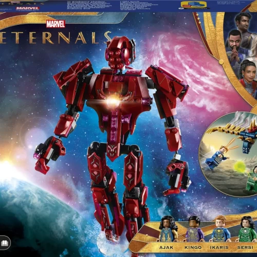 Конструктор LEGO Super Heroes Вечные перед лицом Аришема, 693 детали, 7+